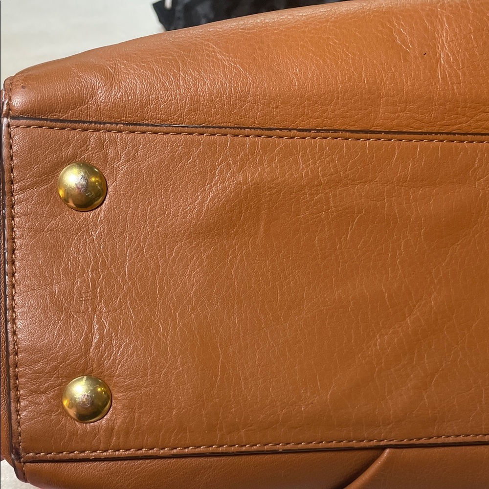 Coach Brown Leather Tote Bag - Picture 14 of 15